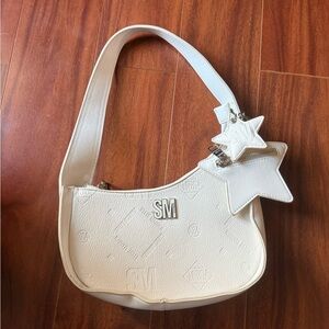 Steve Madden Cream Shoulder Bag with Star Charm